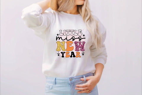 Little miss new year Sublimation SVGArt 