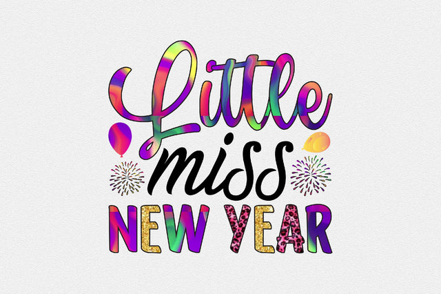 Little miss new year Sublimation SVGArt 