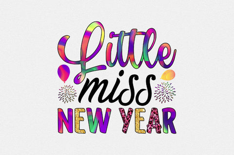 Little miss new year Sublimation SVGArt 
