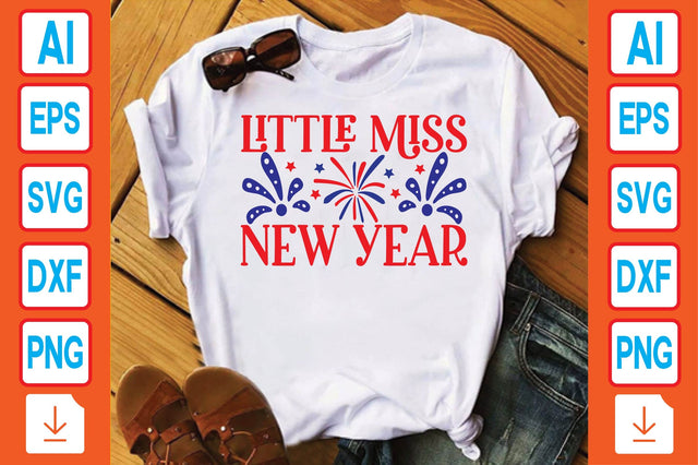 Little Miss New Year SVG Craftlabsvg24 