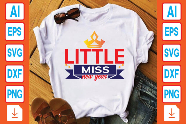 Little Miss New Year SVG Craftlabsvg24 