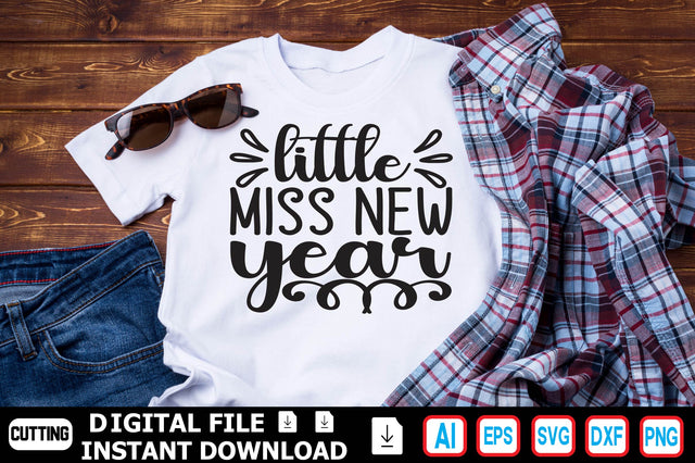 Little Miss New Year SVG Craftlabsvg24 