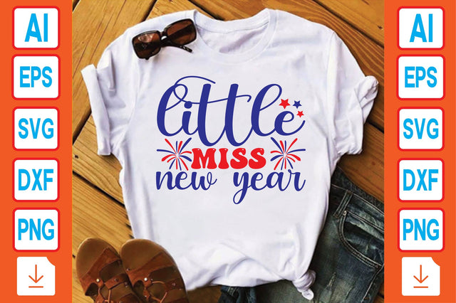 Little Miss New Year SVG Craftlabsvg24 