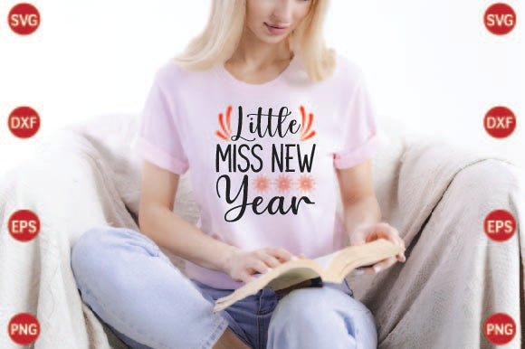 Little Miss New Year SVG CraftlabSvg29 