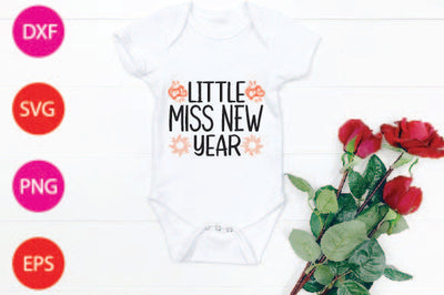 Little Miss New Year SVG CraftlabSvg29 