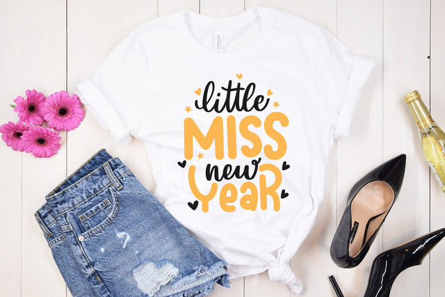 Little Miss New Year SVG Cut File SVG dapiyupi store 