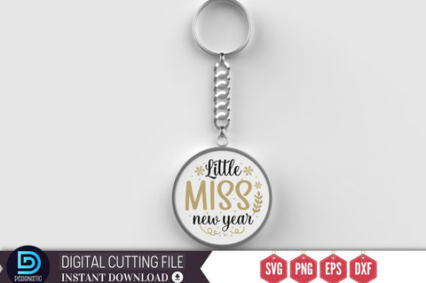 Little miss new year SVG SVG DESIGNISTIC 