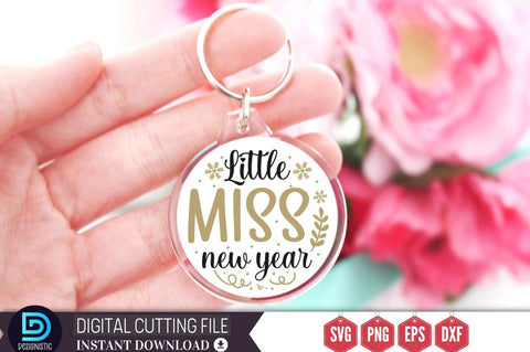 Little miss new year SVG SVG DESIGNISTIC 
