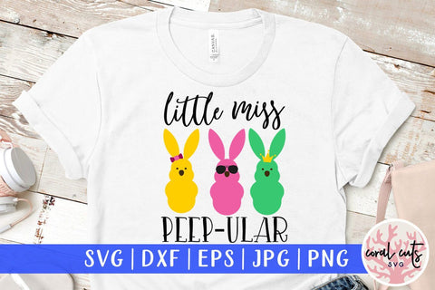 Little miss peepular – Easter SVG EPS DXF PNG Cutting Files SVG CoralCutsSVG 