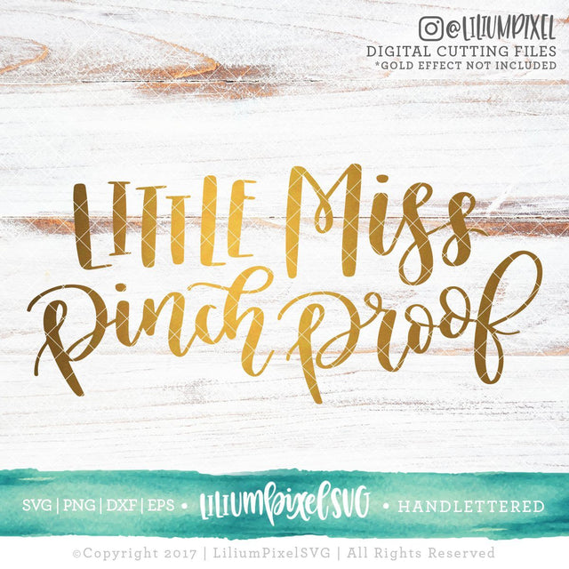 Little Miss Pinch Proof SVG Lilium Pixel SVG 