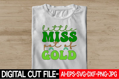 Little Miss Pot of Gold SVG Blessedprint 