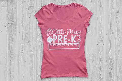 Little Miss Pre-k| Back To School SVG Cutting Files. SVG CosmosFineArt 