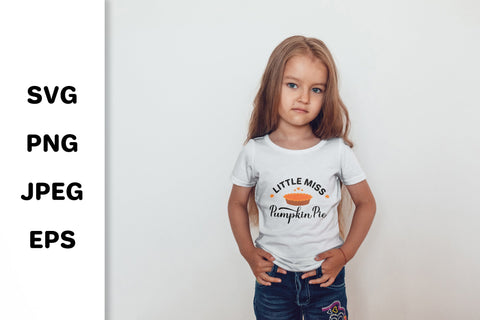 Little Miss Pumpkin Pie SVG. Fall quote. Thanksgiving Day SVG LaBelezoka 