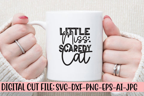 Little Miss Scaredy Cat SVG Cut File SVG Syaman 