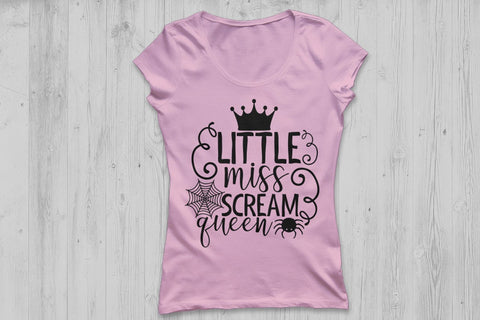 Little Miss Scream Queen| Halloween SVG Cutting Files SVG CosmosFineArt 