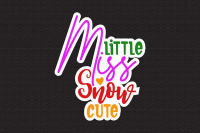 Little Miss Snow Cute svg SVG nirmal108roy 