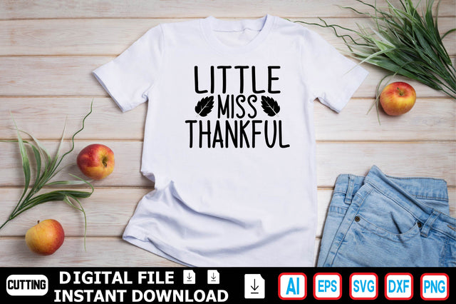 Little Miss Thankful SVG Craftlabsvg24 