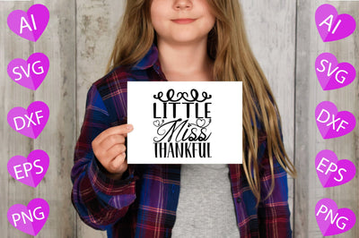 Little Miss Thankful SVG CraftlabSvg29 