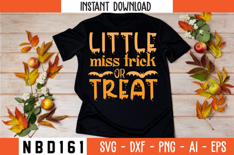 Little miss trick or treat Svg Design SVG Nbd161 
