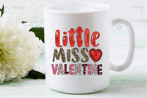 Little miss valentine Sublimation Design Sublimation Regulrcrative 