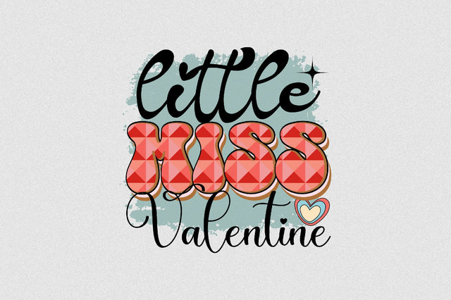 little miss valentine Sublimation SVGArt 
