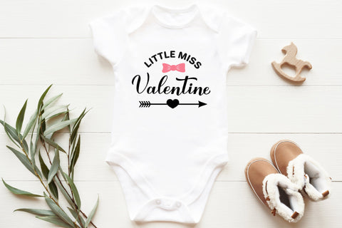 Little Miss Valentine. Valentines Day for kids SVG LaBelezoka 