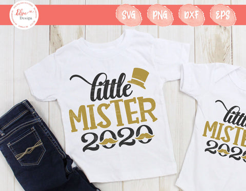 Little Mister 2020 - SVG, PNG, DXF, EPS SVG Elsie Loves Design 
