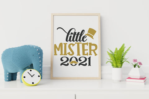 Little Mister 2021 - SVG, PNG, DXF, EPS SVG Elsie Loves Design 