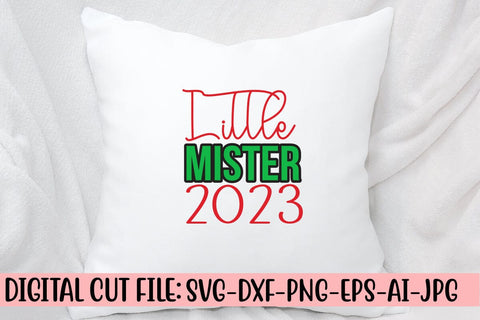Little Mister 2023 SVG Cut File SVG Syaman 