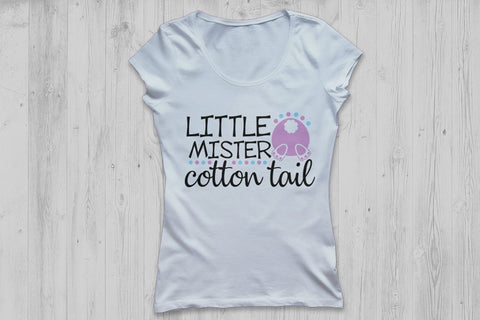 Little Mister Cotton Tail| Easter SVG Cutting Files SVG CosmosFineArt 