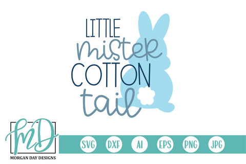 Little Mister Cotton Tail SVG Morgan Day Designs 