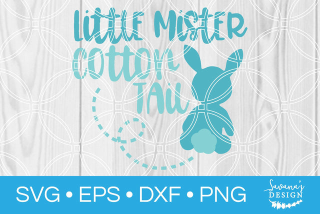Little Mister Cotton Tail SVG SavanasDesign 
