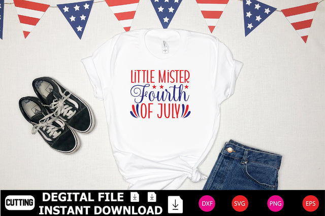 Little Mister Fourth Of July SVG Shahin alam 