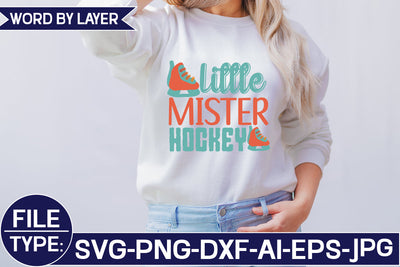 Little Mister Hockey SVG Cut File SVG Studio Innate 