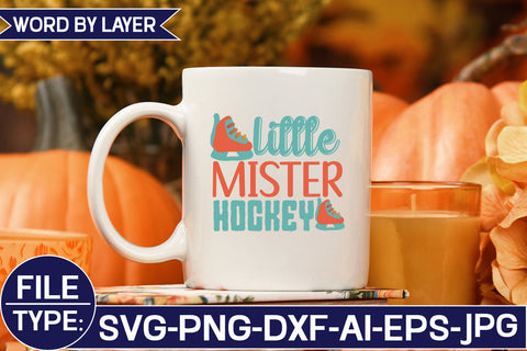 Little Mister Hockey SVG Cut File SVG Studio Innate 