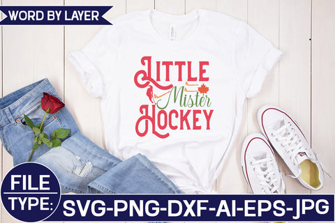 Little Mister Hockey SVG Cut File SVG Studio Innate 