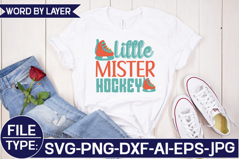 Little Mister Hockey SVG Cut File SVG Studio Innate 