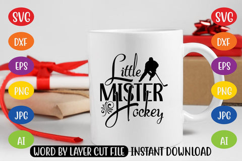 Little Mister Hockey SVG MStudio 
