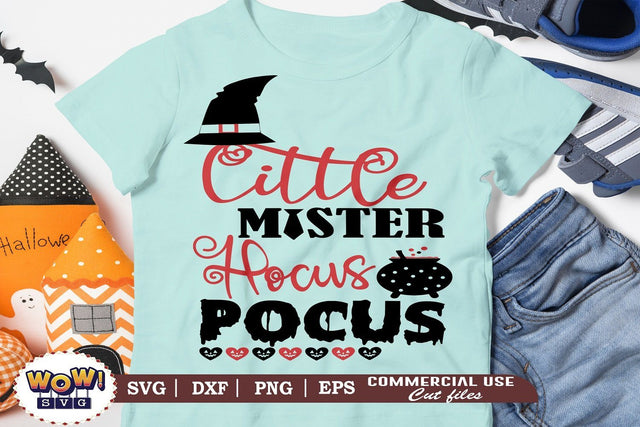 Little Mister hocus pocus svg, dxf, png, horror, Halloween cutting file, 31st october svg, Halloween svg, Halloween cricut file, halloween SVG Wowsvgstudio 