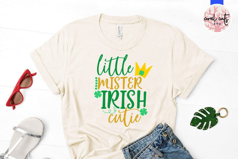Little mister irish cutie - St Patricks Day SVG EPS DXF SVG CoralCutsSVG 