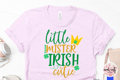Little mister irish cutie - St Patricks Day SVG EPS DXF SVG CoralCutsSVG 