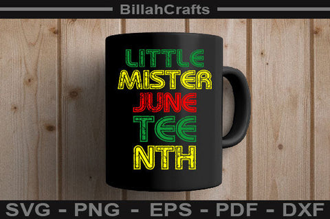 Little Mister Juneteenth SVG File SVG BillahCrafts 