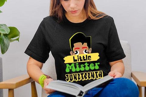 Little mister juneteenth svg,shirt,png SVG BB Type Studios 