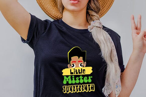 Little mister juneteenth svg,shirt,png SVG BB Type Studios 