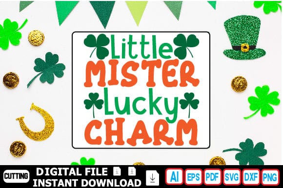 Little Mister Lucky Charm SVG Craftlabsvg24 