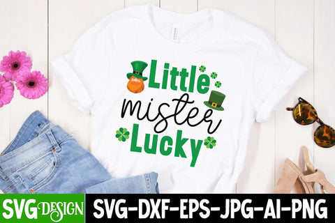 little mister Lucky SVG Cut File, little mister Lucky SVG Design SVG BlackCatsMedia 