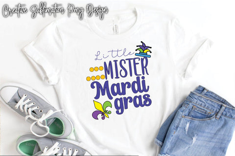 Little Mister Mardi Gras Sublimation Creativeart88 