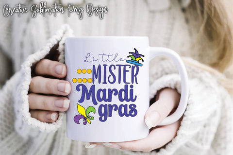 Little Mister Mardi Gras Sublimation Creativeart88 