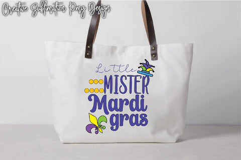 Little Mister Mardi Gras Sublimation Creativeart88 