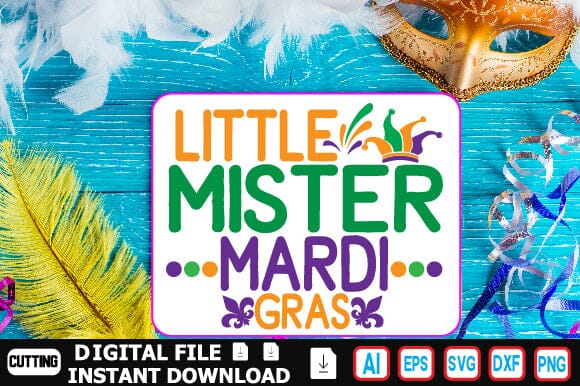 Little Mister Mardi Gras SVG Craftlabsvg24 